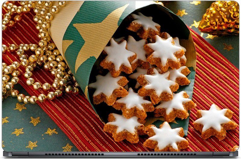 i-Birds Christmas Cookies Exclusive High Quality Laptop Decal, laptop skin sticker 15.6 inch (15 x 10) Inch iB_skin_0582new Vinyl Laptop Decal 15.6