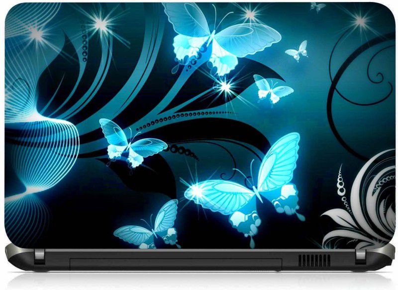 VI COLLECTIONS Digital Butterflies PRINTED VINYL Laptop Decal 15.6