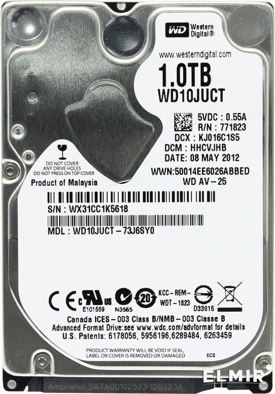 WD N/A 1 TB Laptop Internal Hard Disk Drive (HDD) (WD10JUCT)  (Interface: SATA, Form Factor: 2.5 Inch)