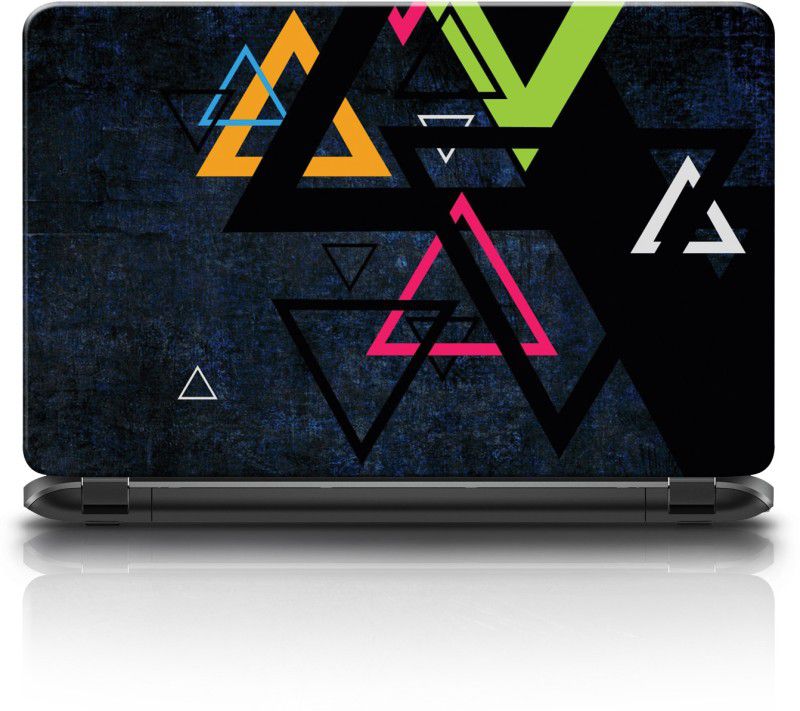 WALL STICKS 3d - Triangle - Abstract - Laptop Skin - Decal - Sticker - Fit For All Brands And Models - WS4024(16-inch) Vinyl Laptop Decal 16