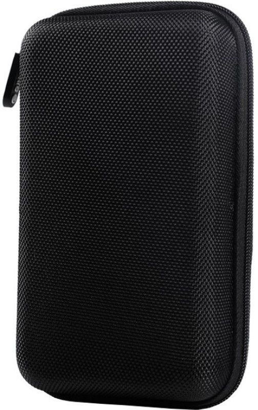 99Gems EXTERNAL HARD DRIVE COVER / PASSPORT BAG / HDD Casing Carry Bag Pouch 2.5 Case / Pouch 2.5 inch ZIP CASE / POUCH  (For External Hard drives, Black)