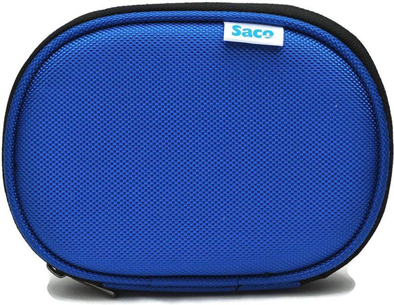 Saco Superfit HDD-Blue14 4.5 inch External Hard Drive Enclosure Case Pouch Wallet Bag Cover  (For LacieFuelExternalHarddrivedisk(CasingCaseCoverEnclosureBagSleevewallet)(Blue), Blue)