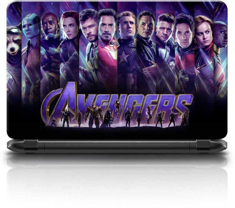 WALL STICKS Avengers - Captain America - Ironman – Marvel – Super Hero - Laptop Skin - Decal - Sticker - Fit For All Brands And Models - WS4011(15.6-inch) Vinyl Laptop Decal 15.6