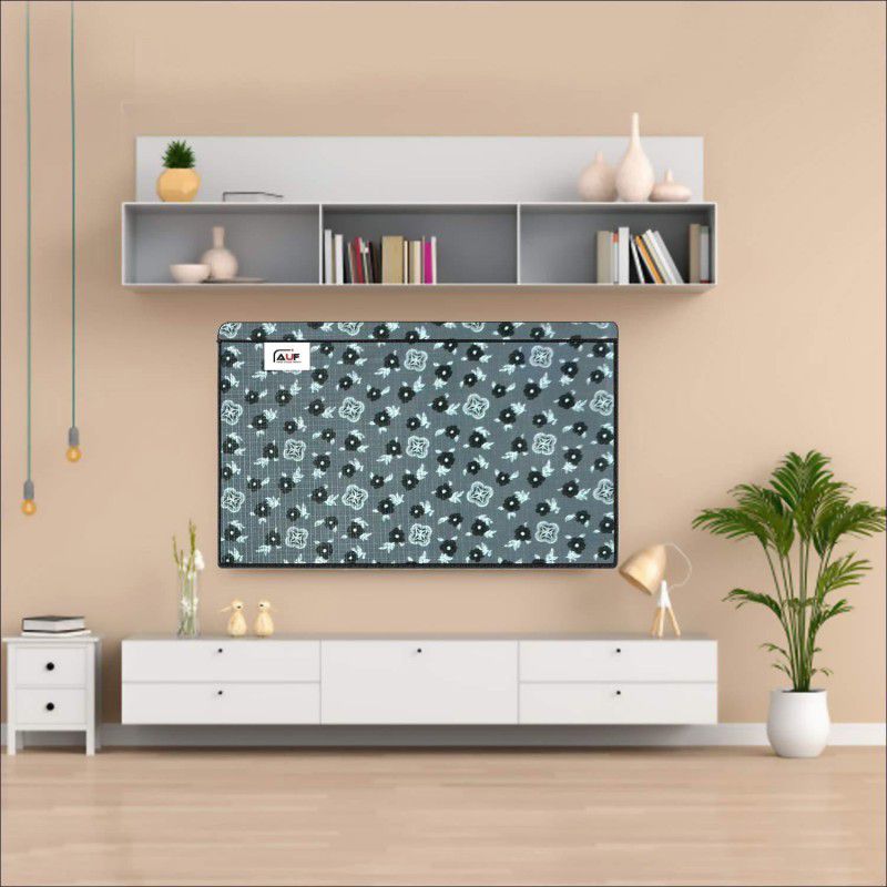 AAVYA UNIQUE FASHION 2 layer dust proof smart LED LCD TV monitor cover for 49 inch LED=LCD=LED =TV Monitor/COVER - TV34/LED/LED49inch  (Grey,Silver)