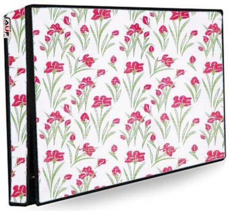 AAVYA UNIQUE FASHION AUF 2 layer dust proof smart LED LCD TV cover for 40 inch LED::LCD::LED Monitor - AUFLED_40inchRedFlower_01  (Multicolor)