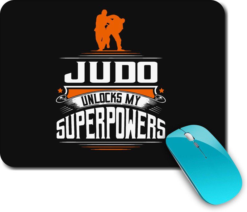 whats your kick Judo Karate | Martial Arts | Sports | Stylish |Creative | Printed Mouse Pad/Designer Waterproof Coating Gaming Mouse Pad For Computer/Laptop (Multi5) Mousepad  (Multicolor)