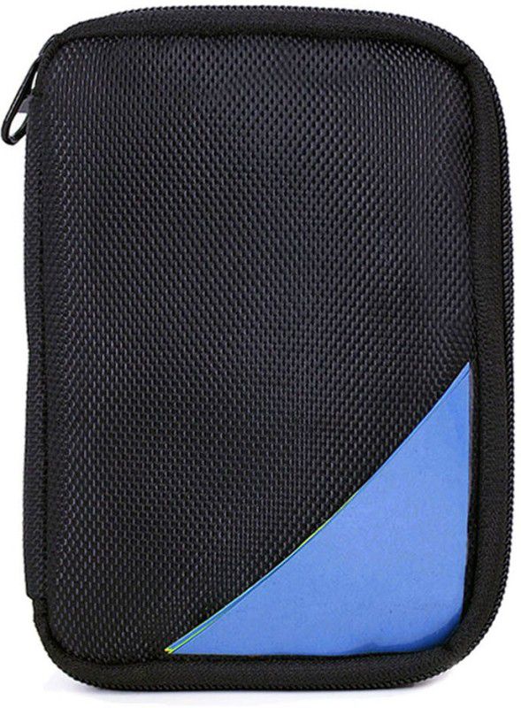 Flipkart SmartBuy Wallet Case Cover for Seagate 2 Tb Back Up Plus Portable 2.5 Inch Hard Drive Black Artificial Leather Shock Proof  (Black, Cases with Holder, Pack of: 1)