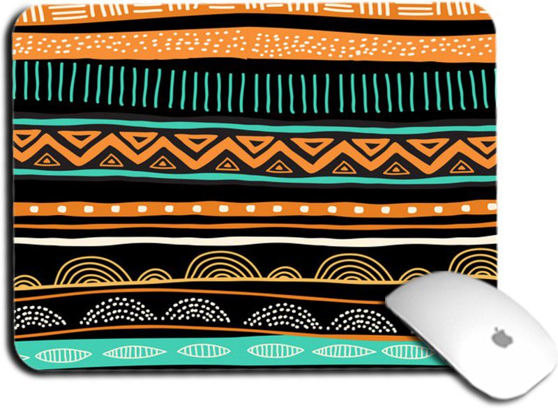 whats your kick Tribal | Pattern | Floral | Stylish |Creative | Printed Mouse Pad/Designer Waterproof Coating Gaming Mouse Pad For Computer/Laptop (Multi6) Mousepad  (Multicolor)