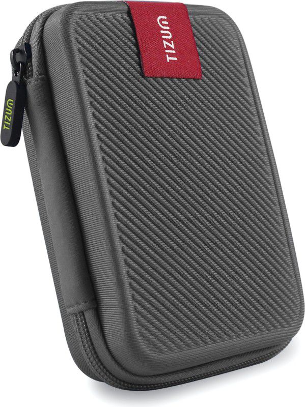 Tizum Front & Back Case for Hard Drive Case Hard Drive Case  (Grey, Pack of: 1)