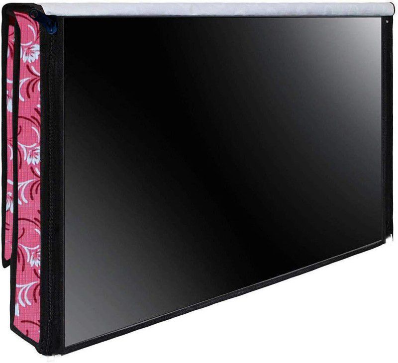 AAVYA UNIQUE FASHION for 32 inch LED=LCD=TV Monitor COVER - 32inch/LED/LCD/TV Monitor Cover/Color No 11  (Pink)