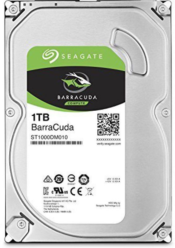 Seagate Barracuda 1 TB Desktop Internal Hard Disk Drive (HDD) (Seagate Barracuda 1TB)  (Interface: SATA, Form Factor: 3.5 inch)
