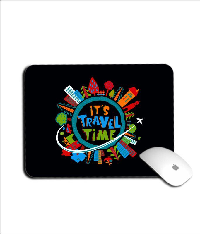 whats your kick Travel | World | Travelling | Nature |Creative | Printed Mouse Pad/Designer Waterproof Coating Gaming Mouse Pad For Computer/Laptop (Multi17) Mousepad  (Multicolor)