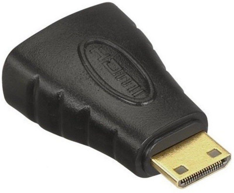 EVERYCOM Everycom HDMI Female to Mini HDMI Male Adapter - Black HDMI Female to Mini HDMI Male Adapter - Black HDMI Connector  (Black)