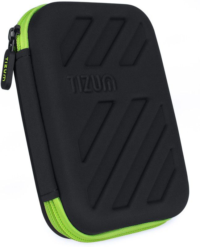 Tizum Front & Back Case for 2.5 inch Hard Drive Hard Drive Case  (Black, Pack of: 1)