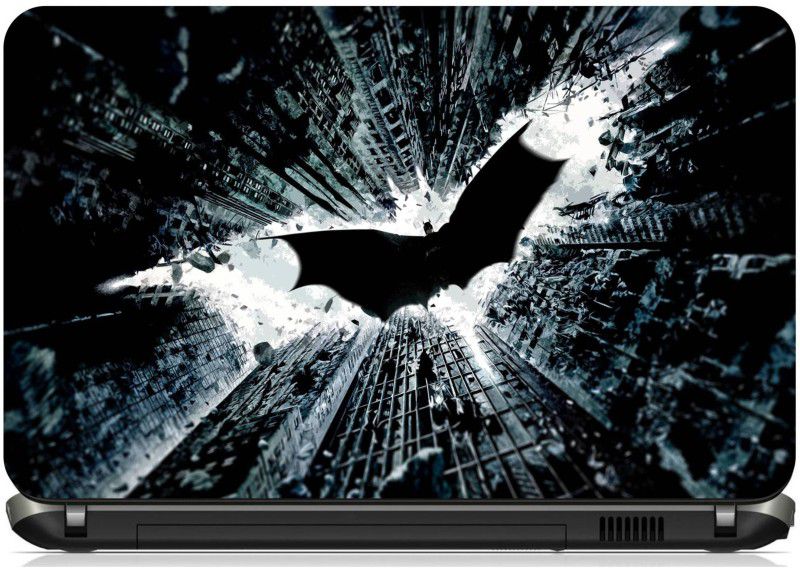 Advik Arts Batman Building Laptop Skin Sticker Laminated Vinyl Laptop Decal 15.6