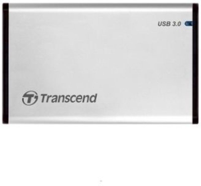 Transcend TS0GSJ25S3 Internal Hard Drive Enclosure  (For 2.5-inch SATA Hard Drive, Silver)