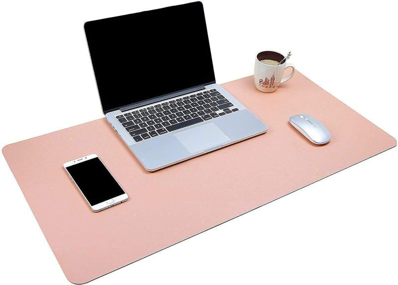 TOMATUS 1 PCS Non-Slip Desk Pad Large Laptop Mouse Pad for Office Work/Home/Decor Mousepad  (Pink)
