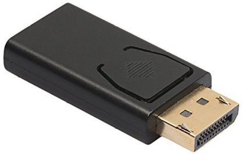 EVERYCOM Display Port (DP) Male to HDMI Female Adapter - Black DP Male To HDMI Female HDMI Connector  (Black)