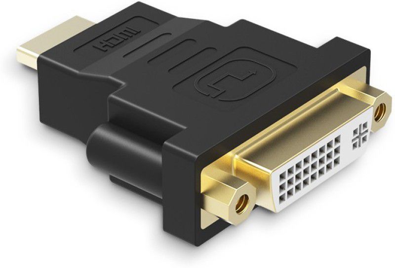 EVERYCOM DVI (24+5) Female to HDMI Male Adapter - Black DVI (24+5) Female To HDMI Male HDMI Connector  (Black)