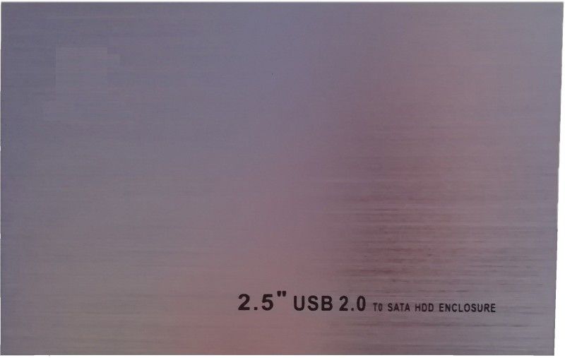 LipiWorld Hard Disk Drive Enclosure External Case 2.5 inch HDD Case External USB 2.0 SATA 2.5" inch SATA  (For HDD Case External USB 2.0 SATA 2.5" inch SATA Hard Disk Drive Enclosure External Case, Silver)