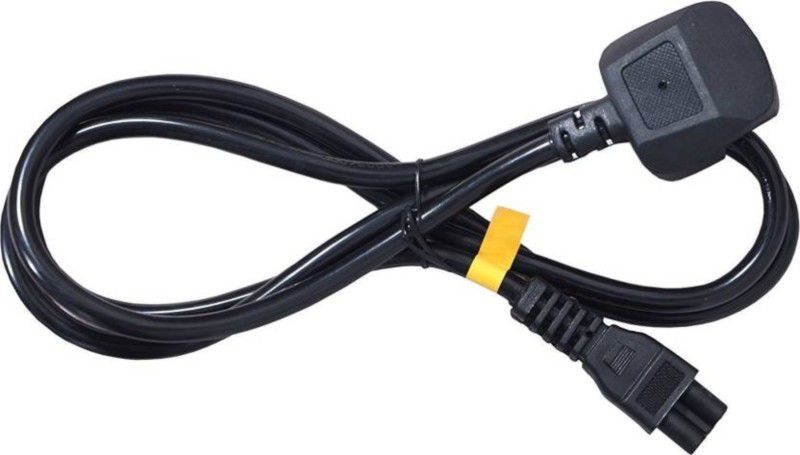 Procence Power Sharing Cable 1.5 m 3 pin 1.5m laptop power cord 1.5 m Power Cord  (Compatible with Laptop, Black, One Cable)
