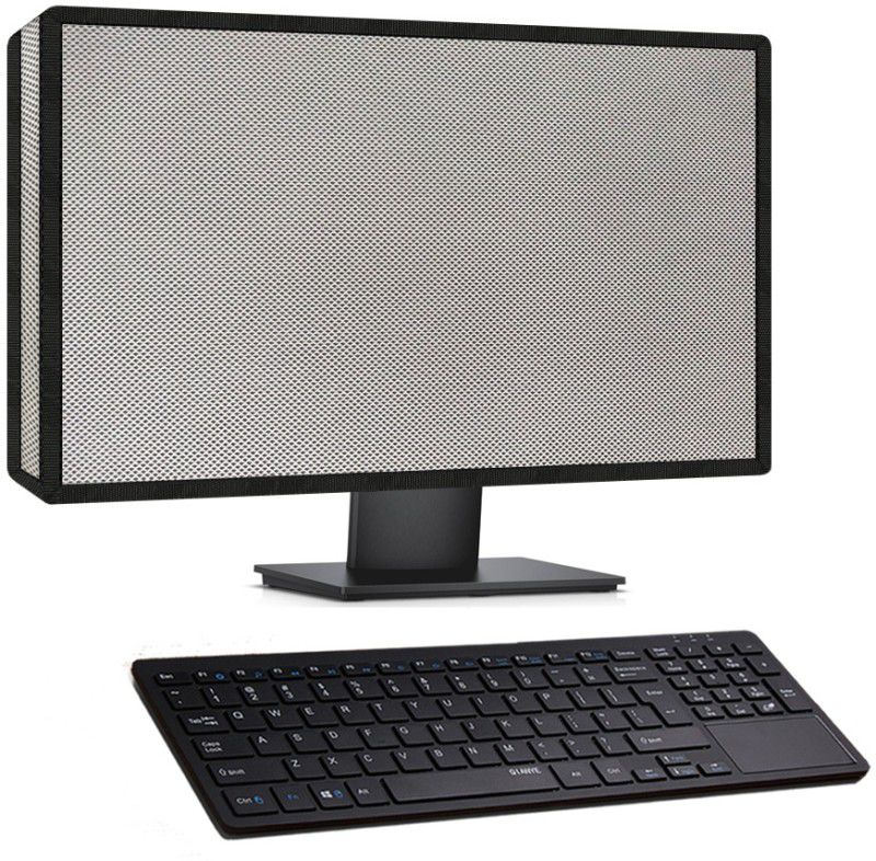 dorado Dust proof Water proof LCD / LED Monitor Cover for 24 inch All Computer Screens - Monitor _24  (Grey)