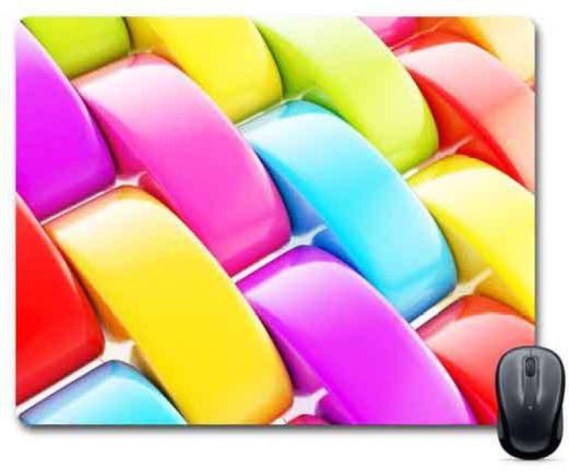 FABTODAY Designer Abstract Anti-Skid Mouse Pad for Desktop, Laptop, Computer and Gaming (Product ID - 0170) Mousepad  (Multicolor)