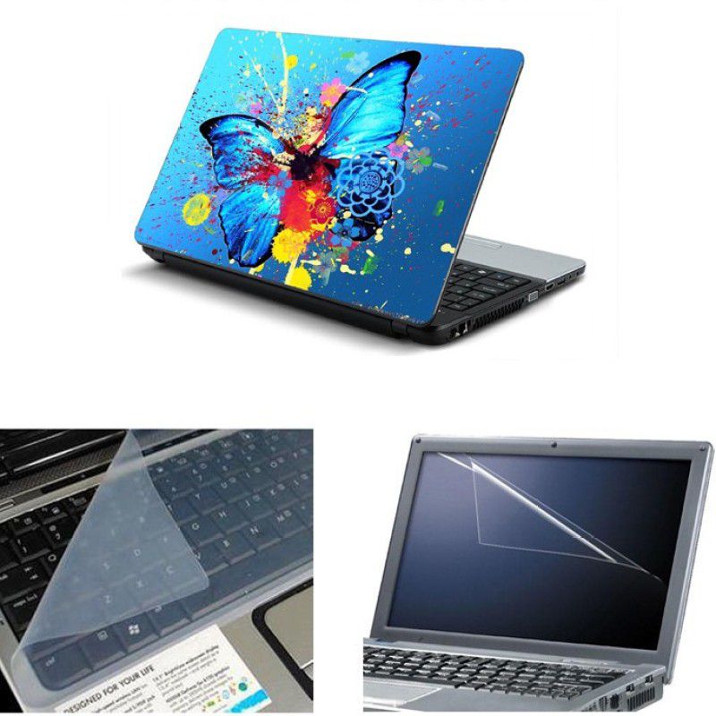 Namo Art 3in1 Laptop Skins with Screen Guard and Key Protector TPR1032 Combo Set