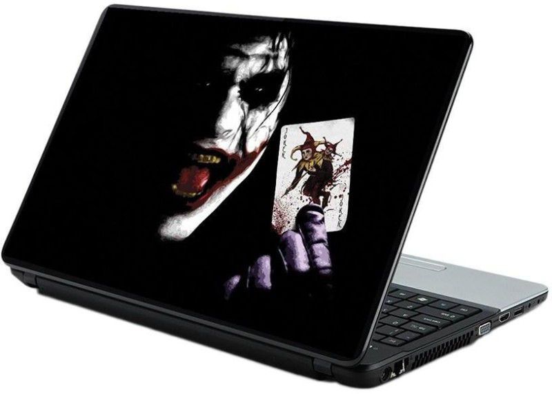 Advik Arts Joker with Card Vinyl Laptop Decal 15.6