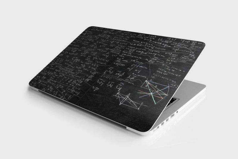 Yuckquee Maths Board Laptop Skin/Sticker/Vinyl for 14.1, 14.4, 15.1, 15.6 inches for Laptops or Notebooks Printed on 3M Vinyl, HD,Laminated, Scratchproof.M-9 Vinyl Laptop Decal 15.6