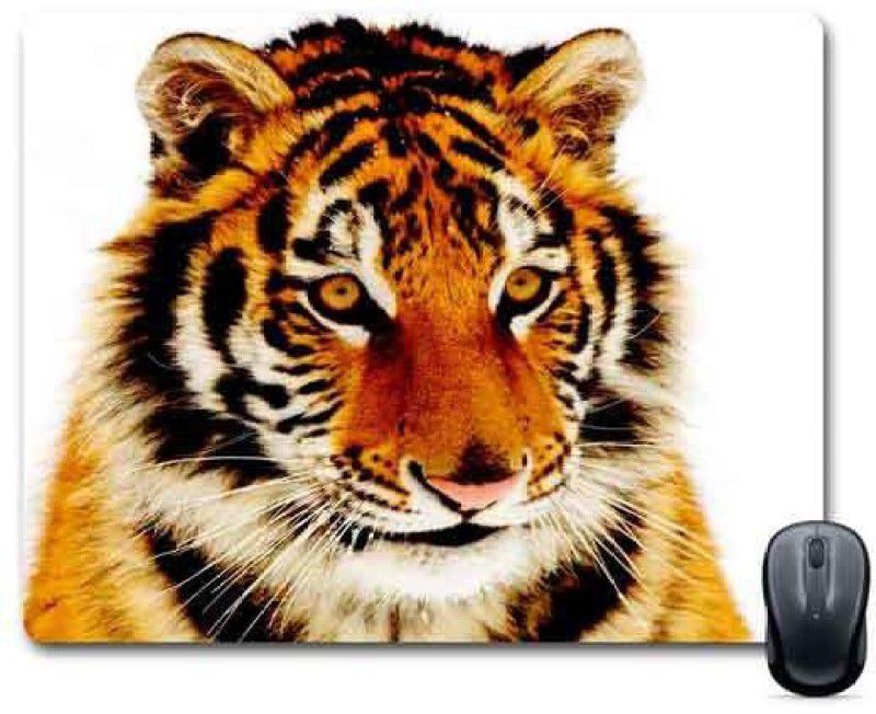 FABTODAY Designer Tiger Anti-Skid Mouse Pad for Desktop, Laptop, Computer and Gaming (Product ID - 0144) Mousepad  (Multicolor)