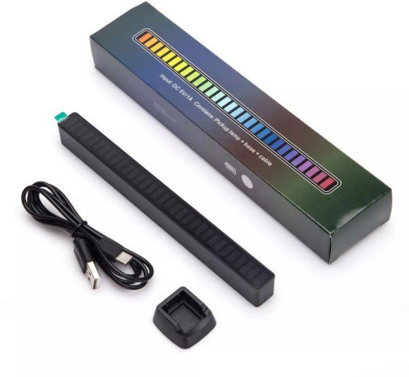 RHONNIUM Colorful Voice-Activated Pickup LED Music Sound Atmosphere Rhythm Light Colorful Voice-Activated Pickup LED Music Sound Atmosphere Rhythm Light-X14 Led Light  (RGB)