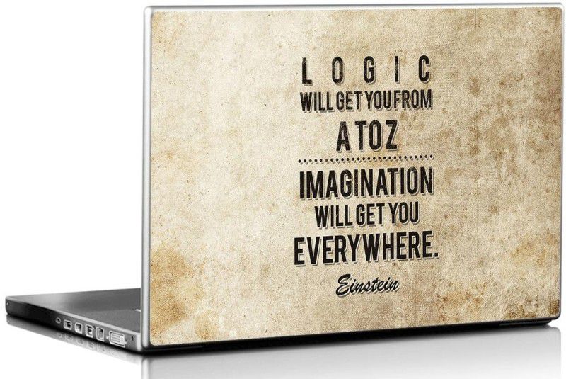 Seven Rays Einstein Logic Vinyl Laptop Decal 15.6