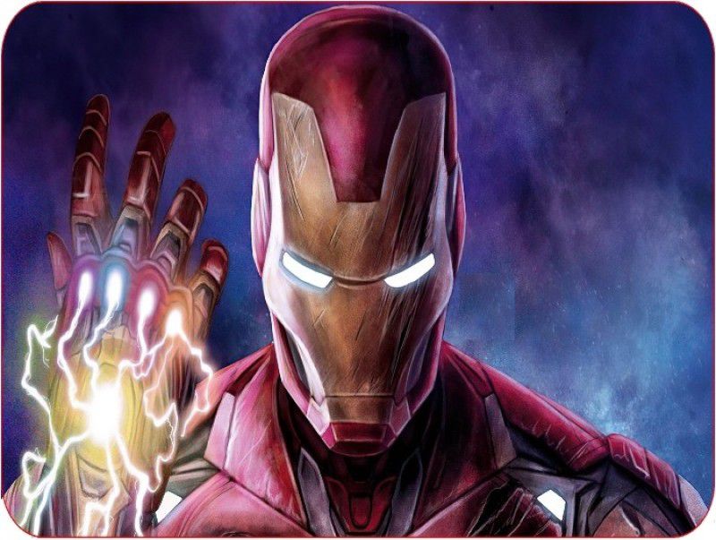 ImmortalDragon And!!! I AM IRON MAN Infinity Stones Anti Skid Gaming Series Mouse Pad Mousepad  (Multicolor)