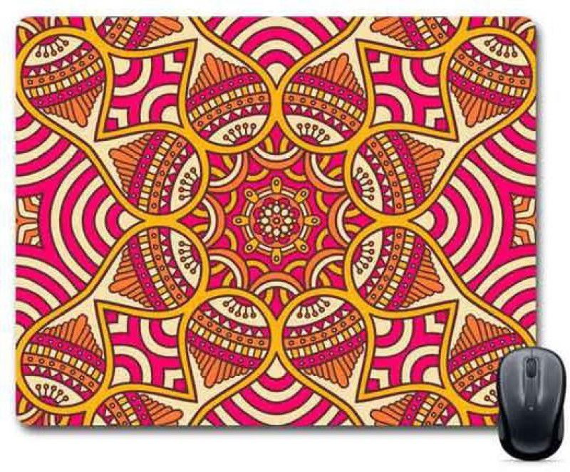FABTODAY Designer Abstract Anti-Skid Mouse Pad for Desktop, Laptop, Computer and Gaming (Product ID - 0018) Mousepad  (Multicolor)