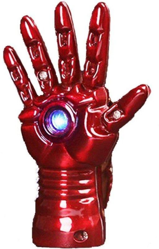 Explorer ™ Mini Superhero Avengers Iron Man Hand Metallic Rechargable Pocket Size Lighter || No Fuel | No Gas | Flameless Windproof Beautiful Gifting Purpose For Cigarette Lovers | Metal body Cigarette Lighter, USB Charger  (Red, Golden)