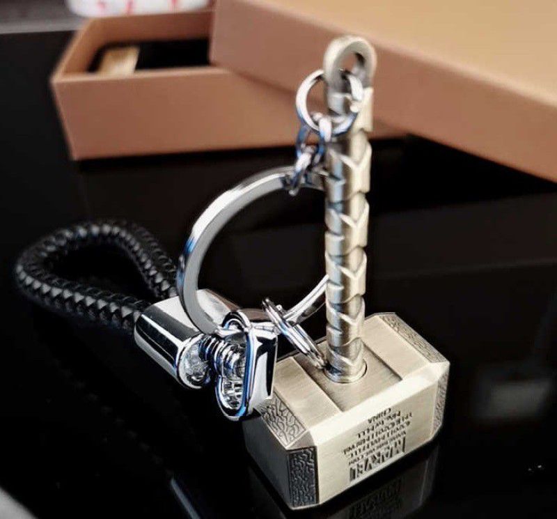 Explorer ™ USB Thor Slider Lighter | USB Rechargeable Windproof And Flameless Lighter | Heavy Metal Body | Key Ring Chain Included For Home Keys , Car , Scooty , Bike , Bike, Use Cigarette Lighter, USB Charger  (Golden)