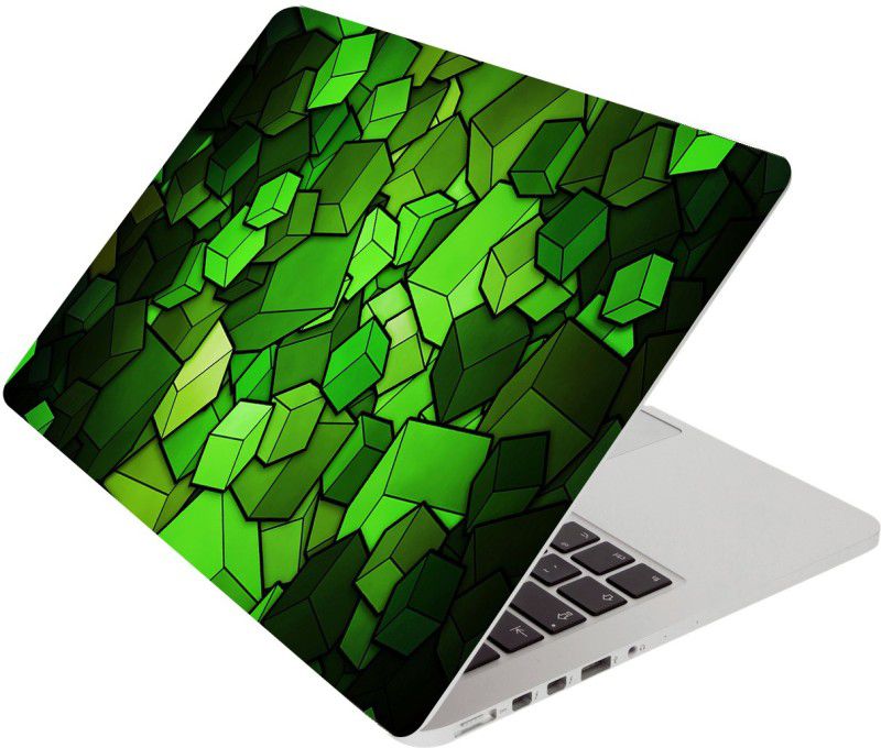 POINT ART HD Green Abstract Laptop Decal Sticker Vinyl Laptop Decal 15.6