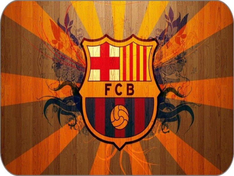 ImmortalDragon FC Barcelona FIFA Anti Skid Gaming Series Mouse Pad Mousepad  (Multicolor)