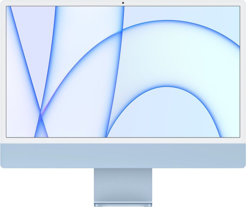 APPLE 2021 iMac with 4.5K Retina display M1 (8 GB Unified/512 GB SSD/Mac OS Big Sur/24 Inch Screen/MGPL3HN/A)  (Blue, 461 mm x 547 mm x 130 mm, 4.48 kg)