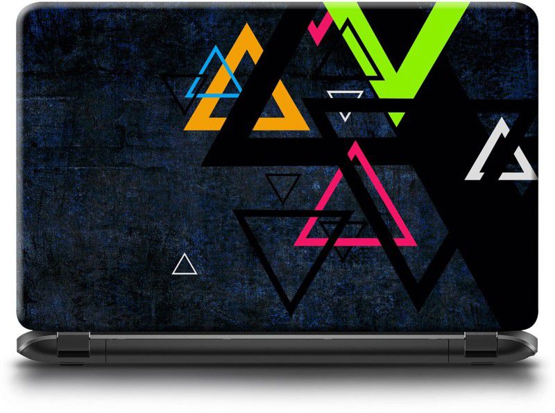 WALLPIK Colorful - 3d - Triangle - Texture - Background - Laptop Skin - Decal - Sticker - Fit For All Brands and Models - WP1011(15.6-inch) Vinyl Laptop Decal 15.6