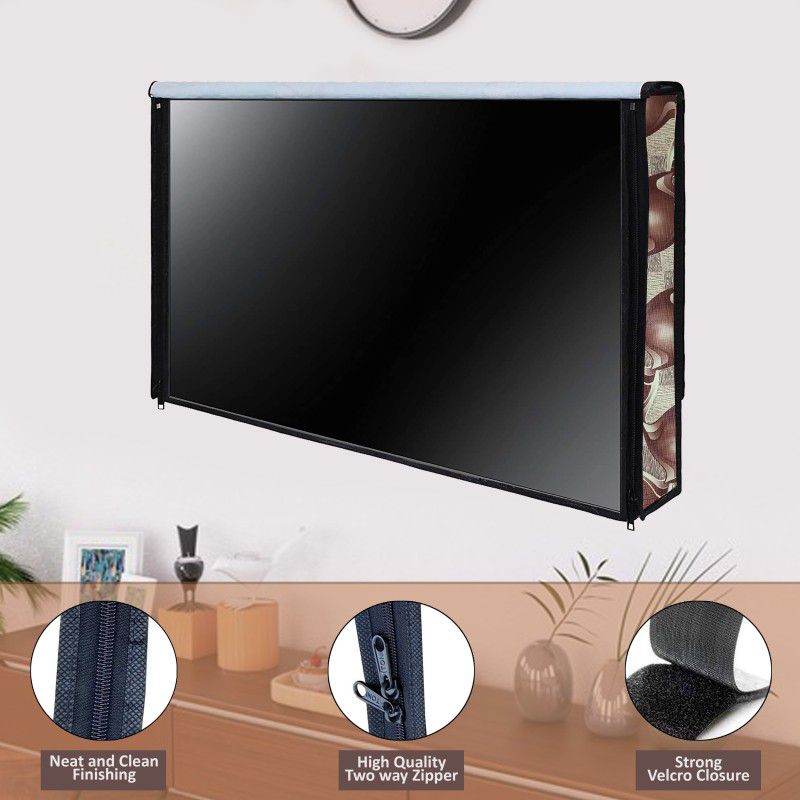Star Weaves Dust Proof LED TV Cover for 32 inch Realme HD Ready LED Smart Android TV - KUM111  (Multicolor)