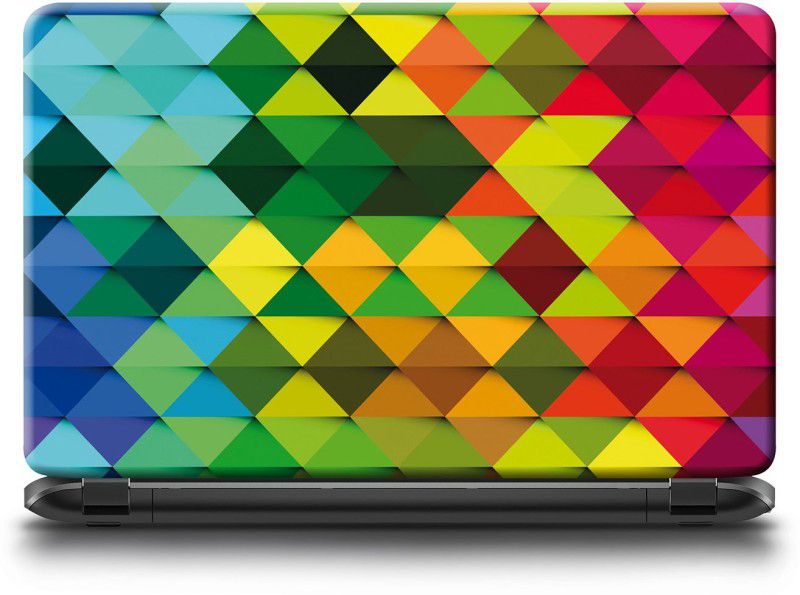 WALLPIK Colorful - 3d - Triangle - Laptop Skin - Decal - Sticker - Fit For All Brands and Models - WP1009(15.6-inch) Vinyl Laptop Decal 15.6