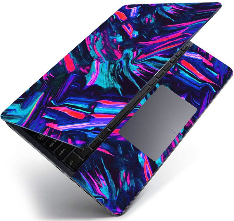 Techfit Full Body Laptop Skin Fits Upto 15.6 Laptop - Paint Texture Self Adhesive Vinyl Laptop Decal 15.6