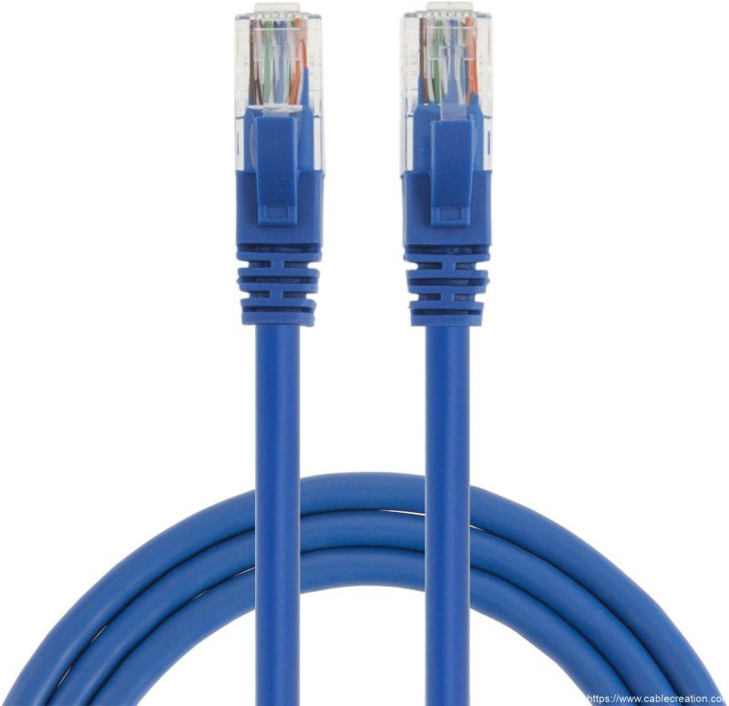 Flipkart SmartBuy Ethernet Cable 5 m FSB_CAT5_B_5M  (Compatible with PC, Blue, One Cable)