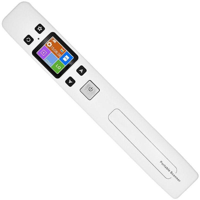 microware Wifi 1050DPI High Speed Portable Wand Document Images Scanner A4 Size Cordless Portable Scanner