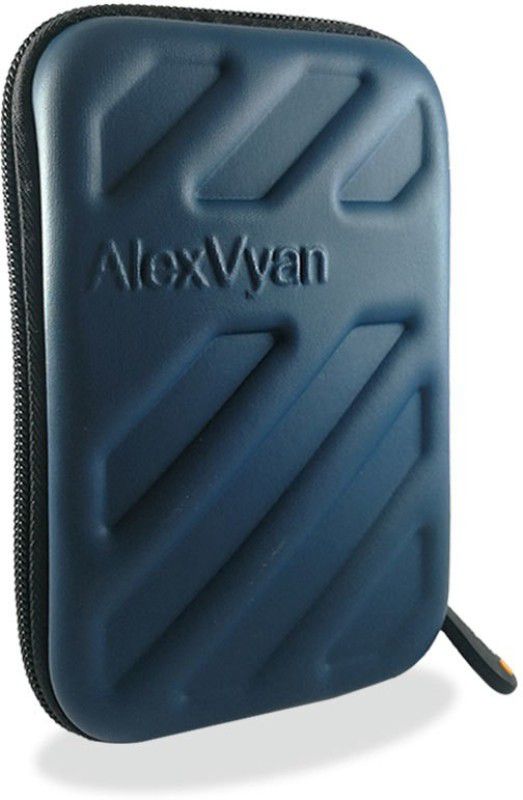 AlexVyan Pouch for Seagate Backup Plus Slim 1TB 2TB External Hard Disk Drive Casing Case Cover Enclosure Bag Sleeve  (Blue, Shock Proof, Pack of: 1)
