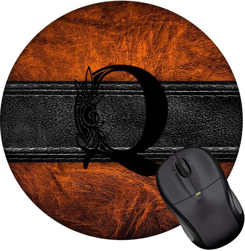BNST Mouse pad for pc Anti Skid Heroes Designer "Alphabet Q " Mouse pad Printed Mousepad for laptops and Computers Gaming Mousepad (Multicolor) Mousepad  (Multicolor)