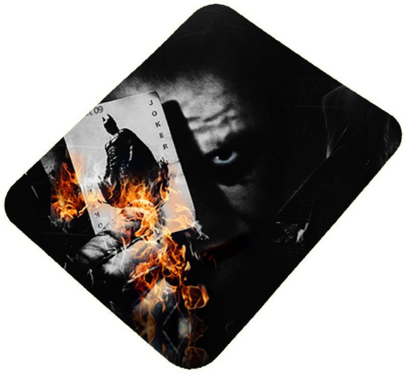 Clapcart Joker Playing Card Printed Rubber Base Mat Finish Mouse Pad Mousepad  (Multicolor)