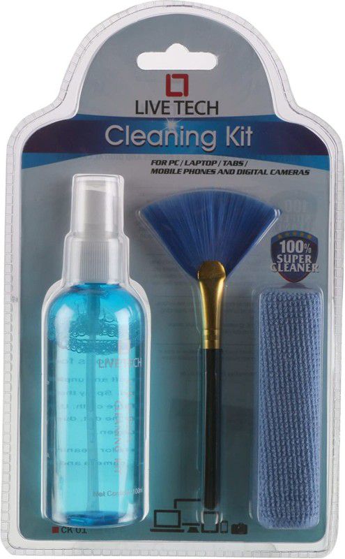 Live Tech Cleaning Kit for Computers, Laptops, Mobiles  (CK01)